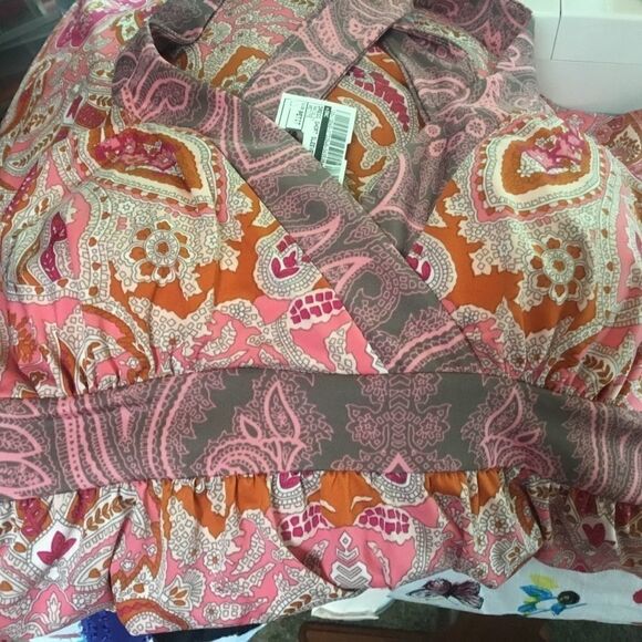 NWT. INC Brand Women’s Sz P Print Sleeveless Dress - Picture 8 of 11